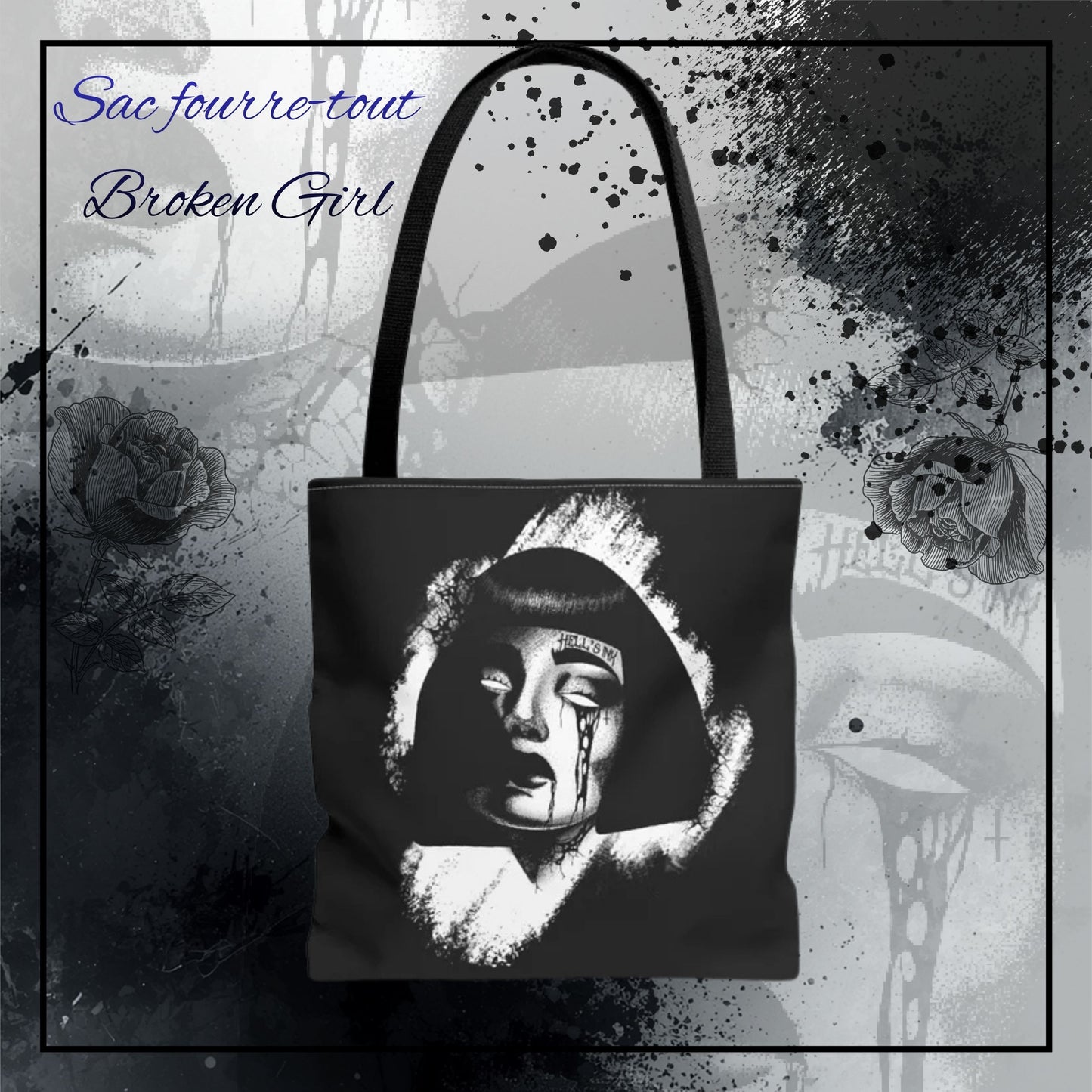 Sac fourre-tout broken girl