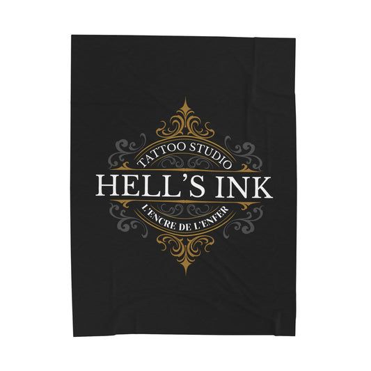 Plush Blanket - Couverture Tattoo Studio Design