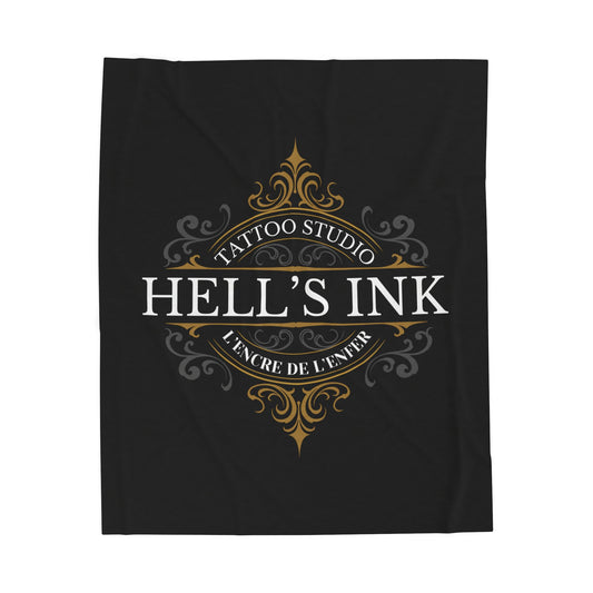 Plush Blanket - Couverture Tattoo Studio Design