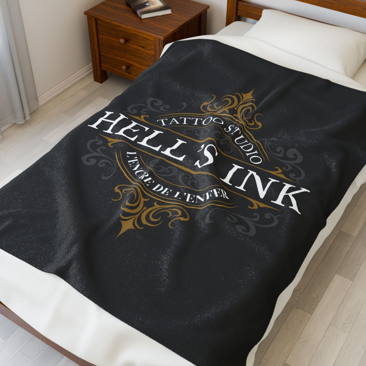 Plush Blanket - Couverture Tattoo Studio Design