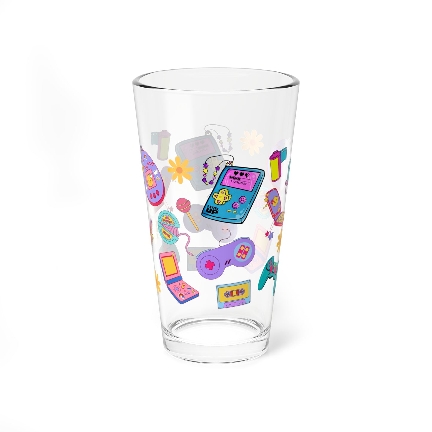 Verre vintage, 16oz - Année 90